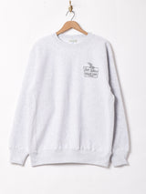 【2色展開】 サイドリブ プリント スウェットシャツ【Roller Skate】