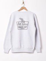 【2色展開】 サイドリブ プリント スウェットシャツ【Roller Skate】