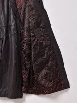 レザートレンチコート