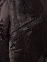 レザートレンチコート