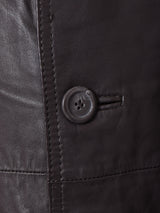 レザートレンチコート