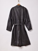 レザートレンチコート