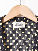 ドット オープンカラー 半袖シャツ