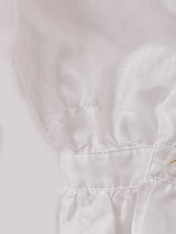 フリルカラー リボンタイ 長袖ブラウス