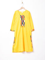 装飾付き 刺繍ワンピース