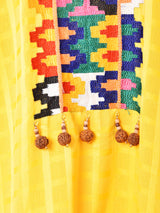 装飾付き 刺繍ワンピース