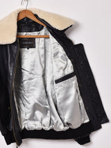 ボアカラー レザージャケット