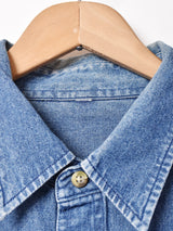 デニム ワークシャツワンピース