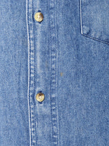 デニム ワークシャツワンピース