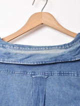 デニム ワークシャツワンピース