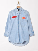 GAP デニム ワークシャツワンピース