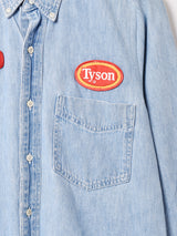 GAP デニム ワークシャツワンピース