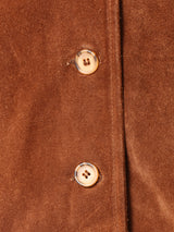 イタリア製 スエード ウール ベスト