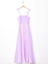 シアー プリーツワンピース