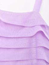 シアー プリーツワンピース