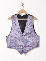 ペイズリー柄 ベスト