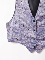 ペイズリー柄 ベスト