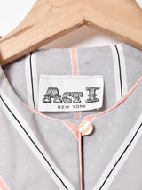 ストライプ 長袖ワンピース