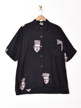 エスニックデザイン 半袖シャツ