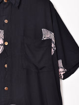 エスニックデザイン 半袖シャツ