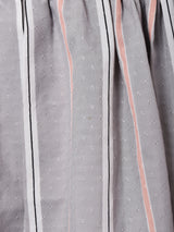 ストライプ 長袖ワンピース