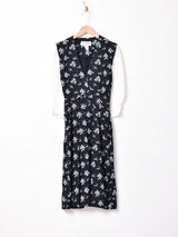 アメリカ製 花柄 レイヤード風ワンピース