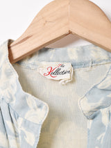 花柄 長袖ワンピース