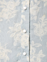 花柄 長袖ワンピース