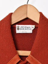 スエード×ニット デザインジャケット