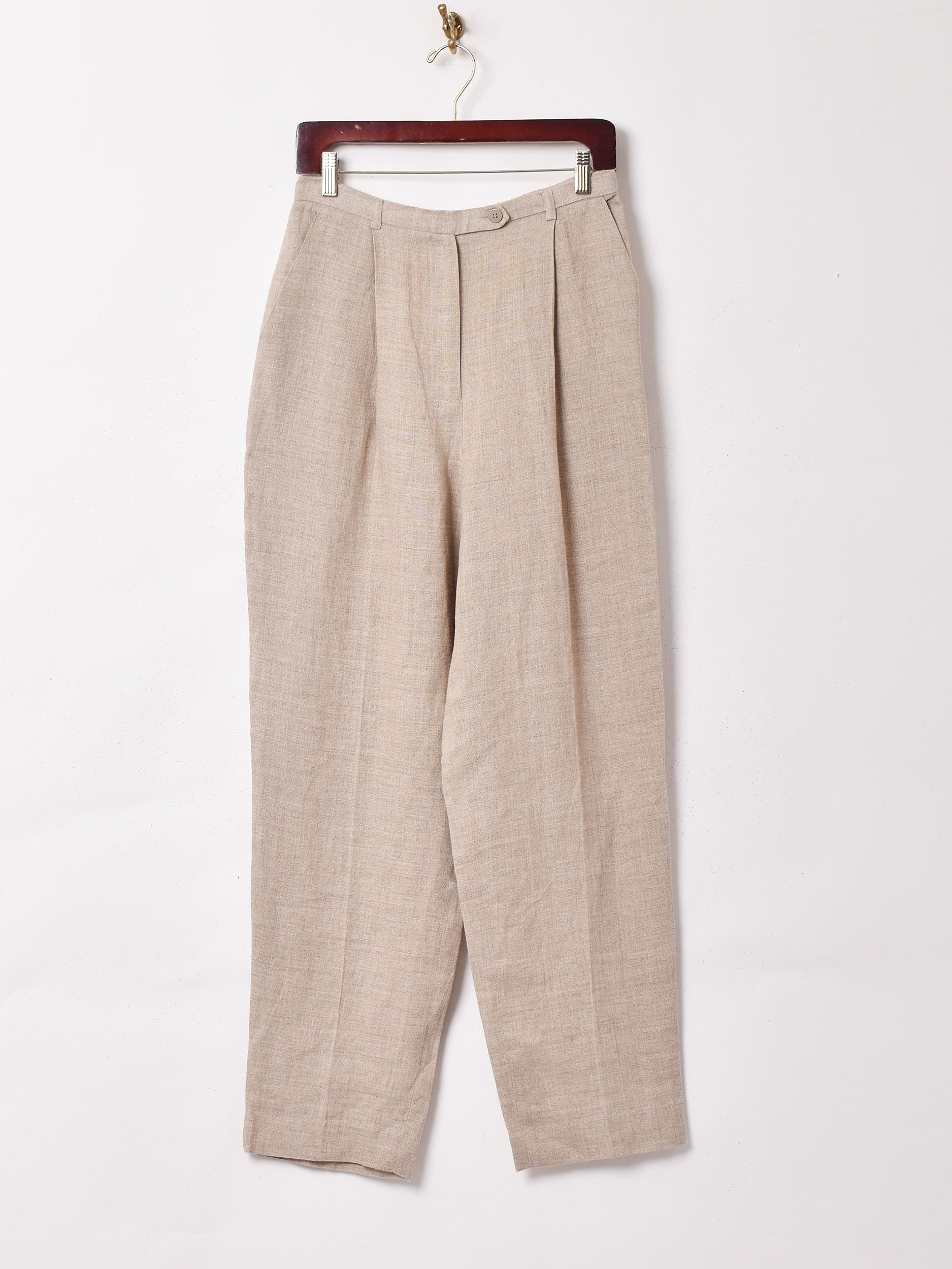 古着 リネンスラックス タックパンツ 極太 ワイドパンツ ストリート 古着 リネンスラックス タックパンツ 極太 ワイドパンツ
