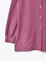 70's 総柄 長袖シャツ