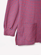 70's 総柄 長袖シャツ