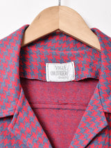 70's 総柄 長袖シャツ