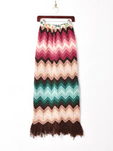 リメイク ニット タイトフリンジスカート