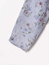 花柄 長袖ワンピース