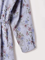 花柄 長袖ワンピース