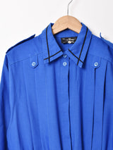 ベルト付き 長袖シャツワンピース