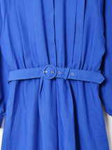 ベルト付き 長袖シャツワンピース