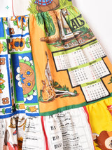 リメイク パッチワークティアードスカート