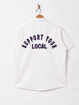 【3色展開】Backers刺繍 半袖 ワークシャツ