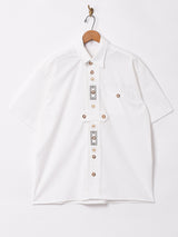 【2色展開】半袖 チロリアンシャツ