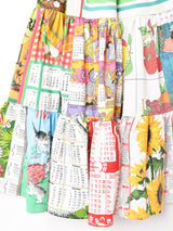 リメイク パッチワークティアードスカート