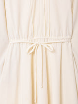 レースデザイン 長袖ワンピース