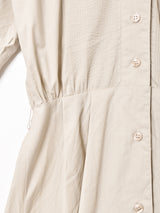 アメリカ製 ノーカラー 長袖ワンピース