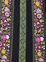 花柄×ストライプ チロルスカート