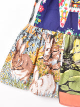 リメイク パッチワークティアードスカート