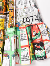 リメイク パッチワークティアードスカート