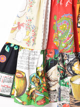 リメイク パッチワークティアードスカート