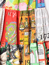 リメイク パッチワークティアードスカート