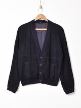 スエードカーディガン